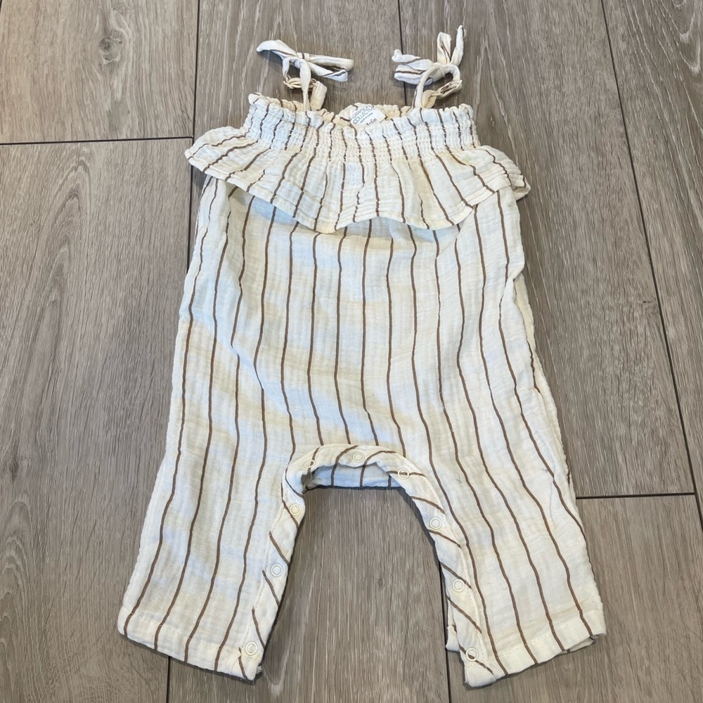 Grayson Collective Linen Jumpsuit 3-6 Months